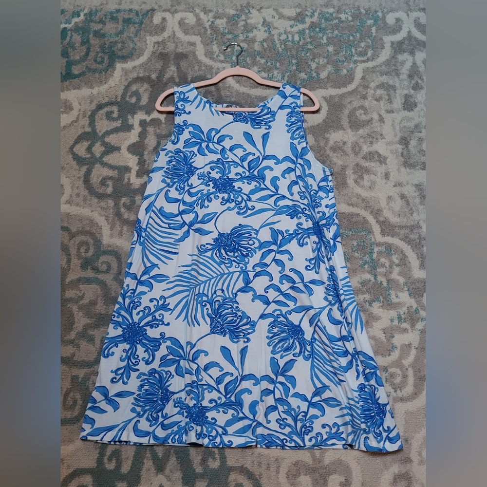 Lilly Pulitzer Eliza Swing Dress In Resort White Glisten In The Sun